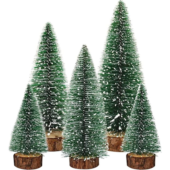 Штучні міні-різдвяні ялинки набір з 4 шт Dream Loom