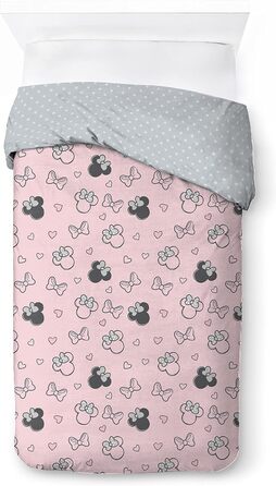 Комплект дитячої постільної білизни Disney Minnie One of a Kind 100 бавовняний односпальний розмір 135x200 см - підодіяльник навол