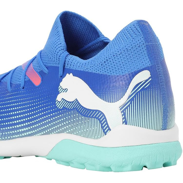 Футбольні бутси Puma Unisex Future 7 Match TtSoccer 41 EU Bluemazing Puma White Electric Peppermint