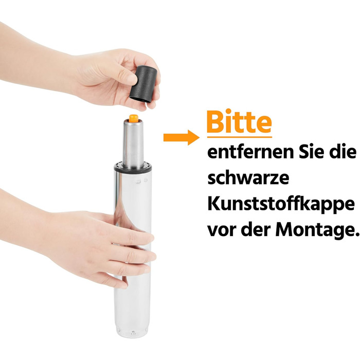 Офісний стілець Yaheetech, стілець для столу, обертовий стілець, робочий табурет зі знімними підлокітниками, регульована висота, штучна шкіра, білий