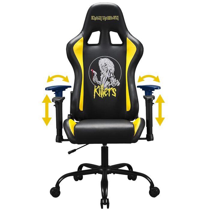 Ергономічне ігрове крісло з регульованою спинкою/підлокітниками - Офіційно ліцензоване ігрове крісло для дорослих