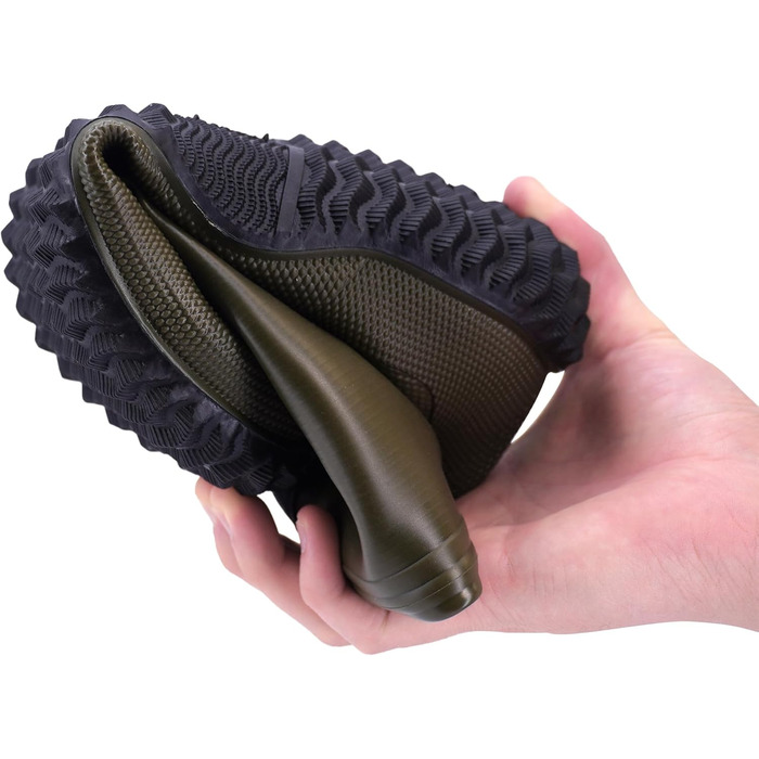 Гумові чоботи JOMIX унісекс для жінок та чоловіків, складні високі дощовики, водонепроникні, нековзні, легкі ПВХ чоботи, садові дощовики, розмір 40/41 EU, зелені