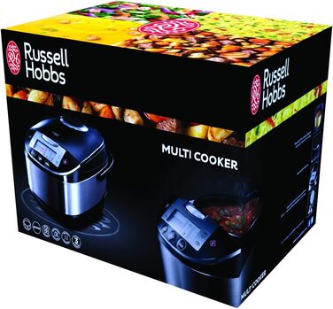 Мультиварка Russell Hobbs 11-в-1 рисоварка, повільна плита, пароварка, повільна плита, бакбутомат, йогуртниця тощо Мультиварка (5,0 л, цифровий дисплей, кришка проти конденсату) 21850-56