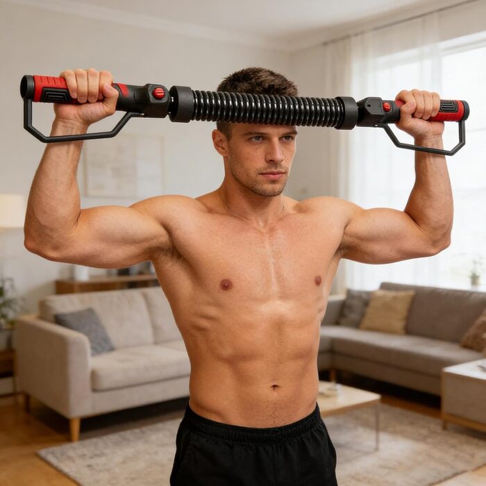 Твістер-гриф Spring Power Фітнес-тренажери з регульованим опором, тренажери для рук, для батьків, чоловіків, спортсменів, ентузіастів фітнесу, початківців, професіоналів, домашнього офісу