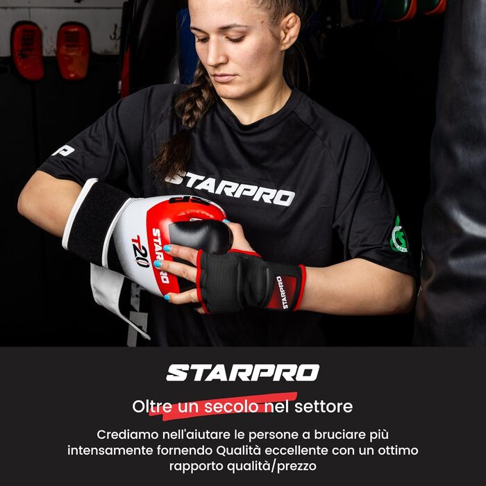 Внутрішній чохол для рукавичок Starpro Padded EVA Еластичний бавовняний чохол Чорний Захист кулаків та кісточок пальців для боксу, спарингу, муай-тай, кікбоксингу, ММА, бойових мистецтв, тренажерного залу та бійок, чорний/жовтий, M