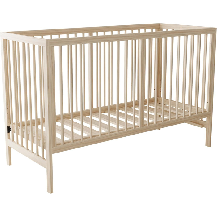 Дерев&39яне дитяче ліжко, багатофункціональне дитяче ліжко, що трансформується в бічне ліжко/підставку для малярної дошки/стіл, регульована висота, без матраца, 140x60x90 см