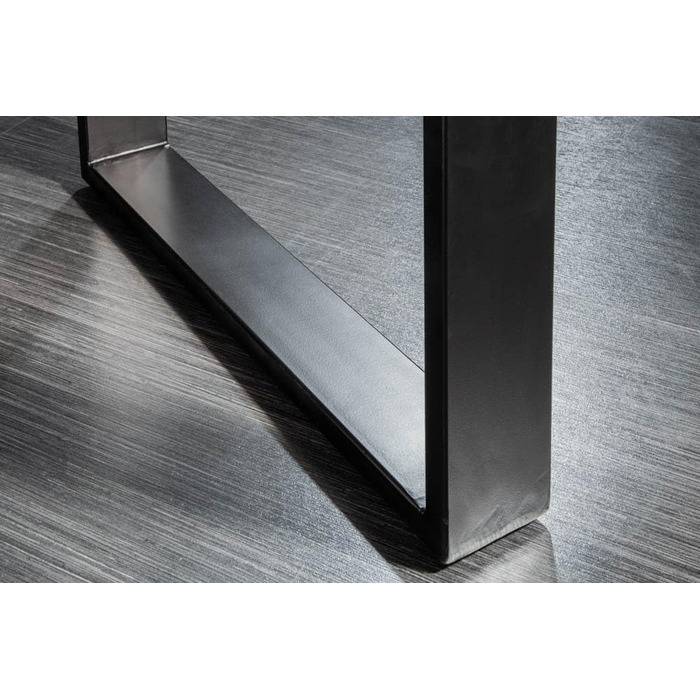 Обідній стіл invicta INTERIOR Design Iron Craft 140 см, мангове дерево, залізний промисловий дизайн, дерев&39яний стіл, конференц-стіл з масиву дерева