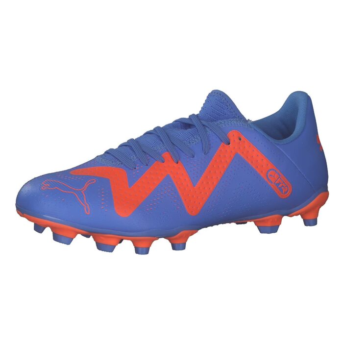 Футбольні бутси PUMA Damen Future Play Fg/Ag WN&39s 37 EU Blue Glimmer Puma White Ultra Orange
