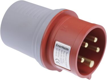 Випробувальний адаптер CEE 16A / 32A Трифазний випробувальний адаптер для вимірювання напруги, безпечний випробувальний інструмент для промисловості та технічного обслуговування (16 А, CEE 5P) 16 А CEE 5P