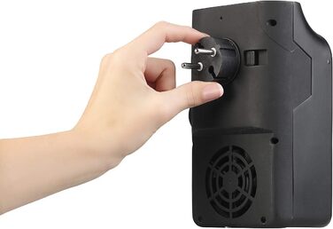 Камінний обігрівач Sichler Household Appliances Підключається до мережі вентилятор з ефектом каміна та пультом дистанційного керування, 500 Вт (керамічний вентилятор, підключається до мережі)