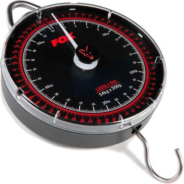 Ваги Fox Dial 120 фунтів (54 кг) - Рибальські ваги, ваги для риболовлі, рибна луска, ваги для рибалки