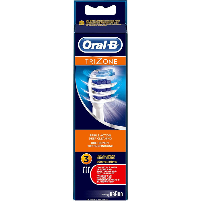 Щітки Braun Oral-B серії TriZone 3