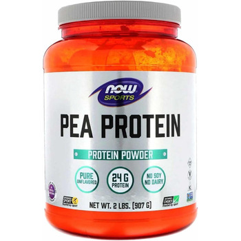 Гороховий протеїн NOW Foods, без смаку, 907 г