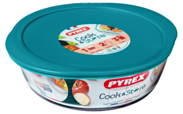 Форма з кришкою Pyrex Cook&Store, 20х18х7 см (1л) (7196657)