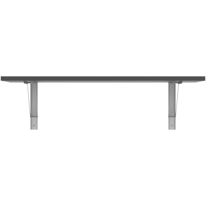 Настінний розкладний стіл KDR 80x40 см, чорний Складаний стіл для настінного монтажу як обідній стіл, письмовий стіл, кухонний стіл або робоче місце Економія місця та універсальність