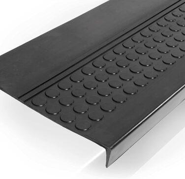 Килимки для сходів гумові зовнішні/внутрішні нековзні сходові килимки чорний розмір 150x30x4cm 150x30x4cm чорний