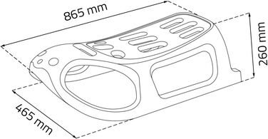 Маленький тюлень на санчатах Горошок, 985 86 x 46 x 25