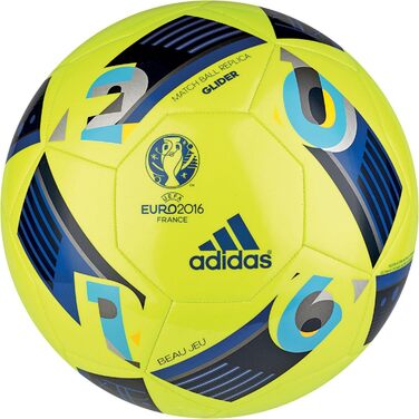 Чоловічий м'яч Euro 2016 Glider 5 Solar Yellow / Collegiate Royal / Night Indigo