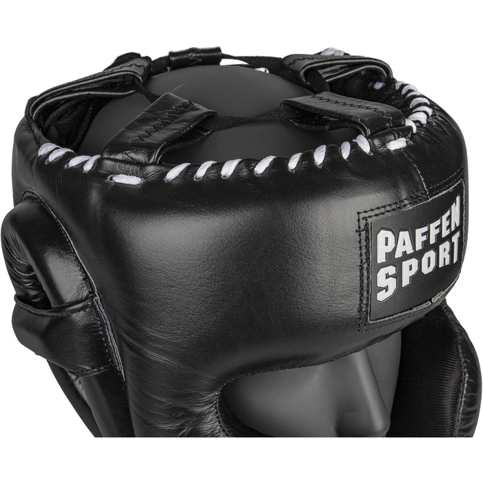 Професійний головний убір Paffen Sport PRO Mexican для спарингів з боксу, кікбоксингу, тайського боксу та ін. M/L Black