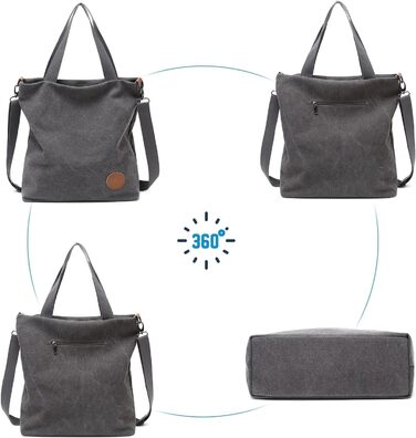 Жіноча полотняна сумка через плече Пляжна сумка Випадкові багатофункціональні сумки через плече Великі для роботи Школи Покупця Ви