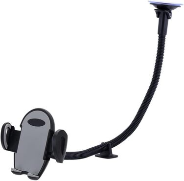 Тримач для мобільного телефону на лобове скло автомобіля, довга рука, тримач для iPhone Xs Max R X 8 Plus 7 Plus 6S, Samsung Galax