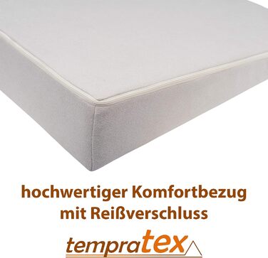 Клин для ліжка, клиноподібна подушка, підйомник для сну безкоштовна подушка для шиї в комплекті Підходить як подушка для ніг або спини для ліжка та дивана/для тих, хто спить на боці та спині. Клин для матраца, підйомник для матраца 90x60x12 см (бежевий)