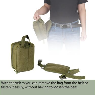 Аптечка сумка тактична аварійна сумка медична сумка аптечка аптечка на відкритому повітрі кемпінг портативна армійська зелена