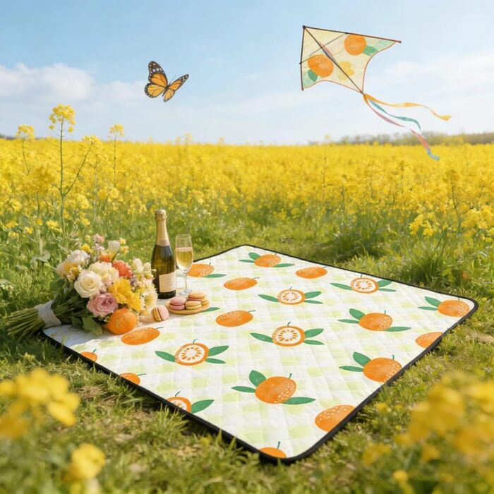 Великі водонепроникні килимки для пікніка для кількох осіб, піскозахисні, складані, портативні, для використання на свіжому повітрі, наприклад, для кемпінгу, пляжу, концертів, піскозахисний килимок для кемпінгу