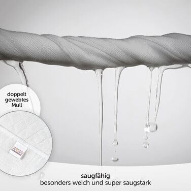 Набір дитячих муслінових пелюшок Makian 8 шт. 80x80 см - серветки для відрижки/марлеві серветки подвійного плетіння, м'які 100 бав