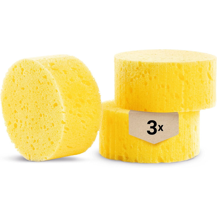 Набір полірувальних губок Emma Green для догляду за деревиною та шкірою без подряпин 3 шт. Care Sponge Soft - Абсорбуючий та ефект
