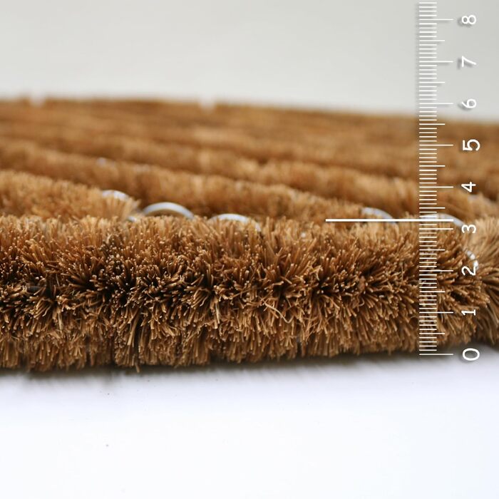 Килимок для вулиці Astra, килимок з кокосового волокна, килимок для вловлювання бруду, килимок зі щітки, всепогодний килимок - міцний натуральний килимок для дверей, 40x60 см (прямокутний)