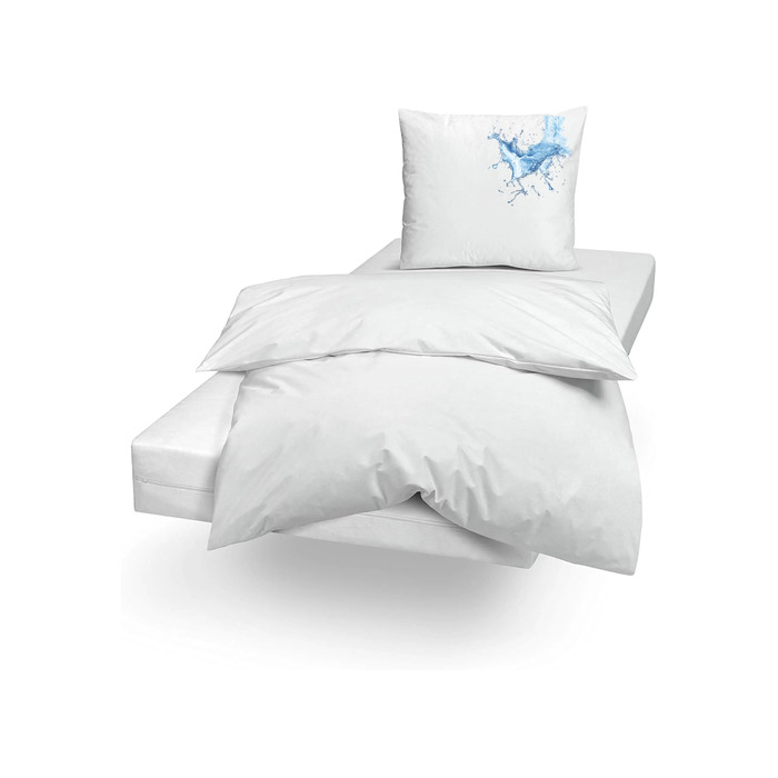 Водонепроникний підковдра 135x200 см, преміум-якість, не шелестить - гіпоалергенний та можна прати (95C) Підковдра, водонепроникна, захищена від кліщів, підковдра для людей з нетриманням 135 x 200