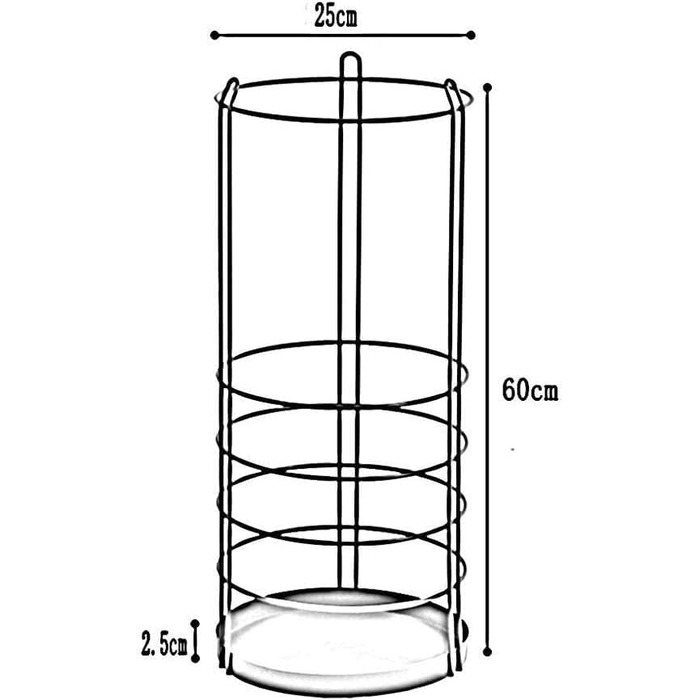 Підставка, металева підставка для парасольок, підставка для парасольок, підставка для парасольок для готелів, багатофункціональне відро для зберігання довгих і коротких парасольок, підходить як декоративна рамка для дому та кафе білий