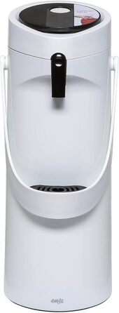 Термометр TEFAL K3140214 Ponza з насосом, білий, 1 л, проста функція насоса, великий об&39єм насоса, зберігає тепло до 12 годин, холод до 24 годин