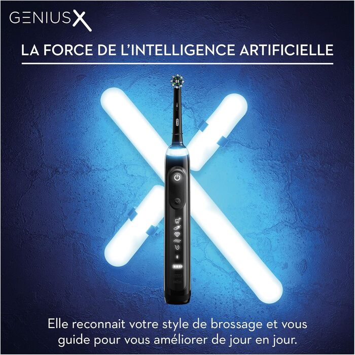 Електрична зубна щітка Oral-B Genius X Luxe Edition 20000 Midnight Black Oral-B Genius X 20000 Luxury Edition Black