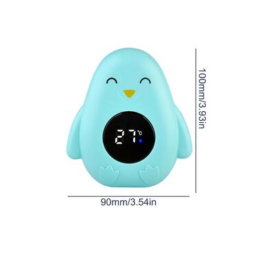 Дитячий термометр для ванни Цифровий плаваючий термометр для ванни Baby Дитячий термометр для ванни у формі пінгвіна, світлодіодни