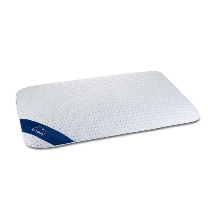 Пінопластова подушка Genius eazzzy 40x80 см, висотою 10 см - подушка для підтримки шиї з 2 рівнями жорсткості охолоджувальний гелевий пінопласт - подушка для сну на боці, спині та животі від болю в шиї, поліестер