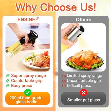 Аксесуари для фритюрниці ENSINE, аксесуари для фритюрниці для фритюрниці Ninja AF400EU, AF500EU, 9-10.4L XXL, включаючи силіконову форму, масляний спрей, решітку для гриля, силікон форми для випічки, папір для випічки тощо. НАБІР 22 шт.