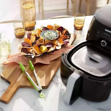 Набір легких закусок Philips Airfryer XXL - сумісний з моделями XXL HD965 шт. HD976 шт. HD986x, з покриттям з нержавіючої сталі та силікону (HD9954/01) Одинарний