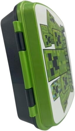 Ланчбокс для дітей Майнкрафт - прямокутна сумка для обіду, їжі та перекусів - 18 x 5 x 13 см