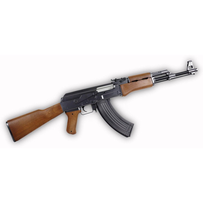 Страйкбольна гвинтівка Калашников АК-47 202229 – пружинна, дерев’яна, 6 мм, <0.5 Дж, BAX, 300-зарядний магазин