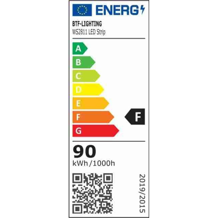 Неонова світлодіодна стрічка 84 світлодіоди/м DC24V біла друкована плата IP67 водонепроникна світлодіодна стрічка RGB GRB з 1 шт. ІЧ-пультом дистанційного керування та DC24V2A джерелом живлення Музичний режим з можливістю затемнення, 0817 WS2811 RGB 3M