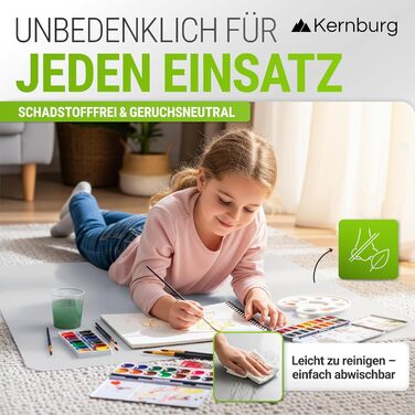 Захисний килимок для офісних стільців прозорий килимок для ламінату, паркету та плитки нековзний, шумопоглинальний, ідеально підходить для домашнього офісу (90 x 120 см)