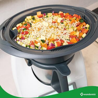 Силіконова каструля FlexiSteam для Varoma Сумісна з Thermomix TM6, TM5 & TM31 & TM Friend Силіконова форма для пароварки Насадка для пароварки