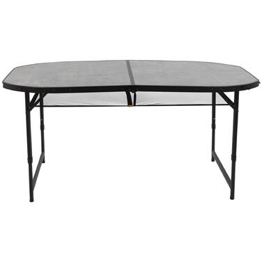 Стіл Bo-Camp Northgate Oval 150x80 cm Black/Grey (1404188)