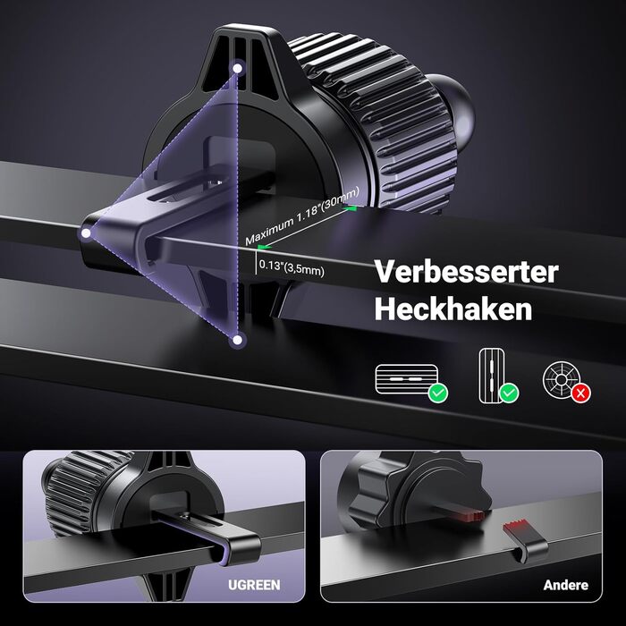 Автомобільний тримач для мобільного телефону 2 в 1 гравітаційний автомобільний тримач для мобільного телефону з вентиляцією та при