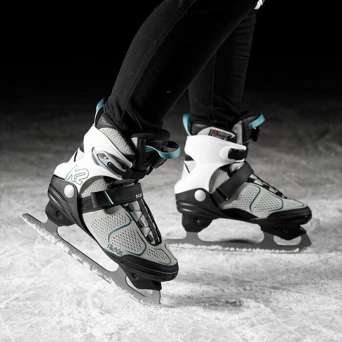 Жіночі ковзани K2 ALEXIS ICE BOA FB, сіро-блакитні, розмір 40 (EU)