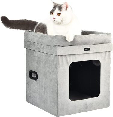 Складаний котячий будиночок Storeo Basics, 38 x 38 x 43 см, сірий