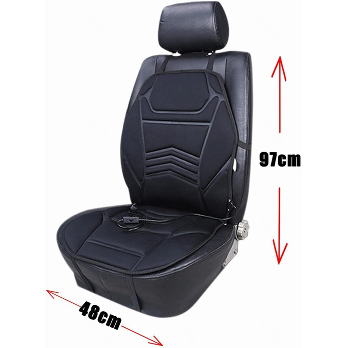 Підігрів сидінь автомобіля ULPYO Прикурювач, підігрів сидінь 12 В для автомобіля Univrsllr Comfort Підігрів сидінь для автомобіля Gschnk, Min Hrrn,- (G, 2Pack)