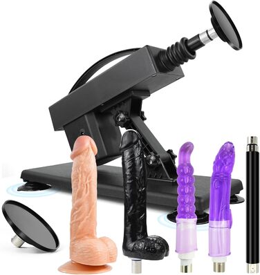 Секс-машина iKenmu для жінок, автоматична з фалоімітатором, регульована інтенсивність, присоска